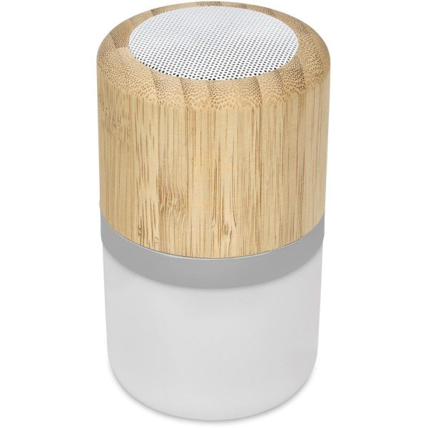 Okiyo Heiwa Bamboo Bluetooth Speaker & Night Light - Image 2