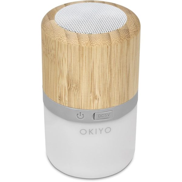 Okiyo Heiwa Bamboo Bluetooth Speaker & Night Light - Image 6