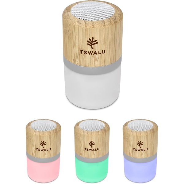 Okiyo Heiwa Bamboo Bluetooth Speaker & Night Light - Image 18