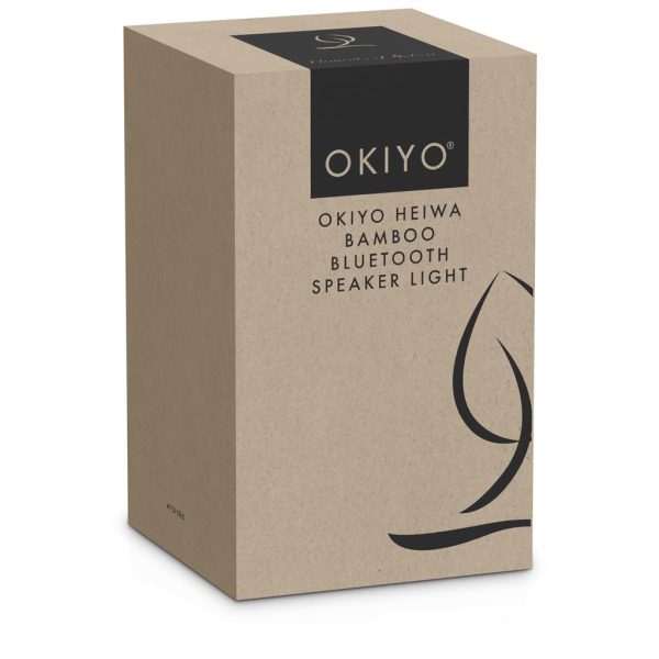 Okiyo Heiwa Bamboo Bluetooth Speaker & Night Light - Image 8