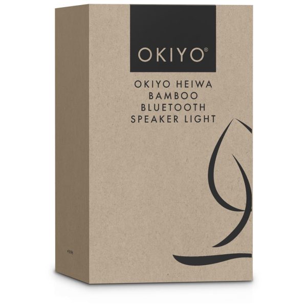 Okiyo Heiwa Bamboo Bluetooth Speaker & Night Light - Image 9