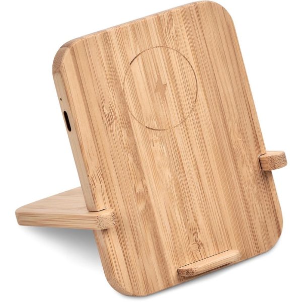 Okiyo Noryoku Bamboo Wireless Charging Phone Stand - Image 9