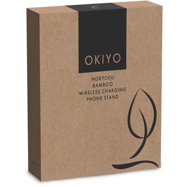 Okiyo Noryoku Bamboo Wireless Charging Phone Stand - Image 10