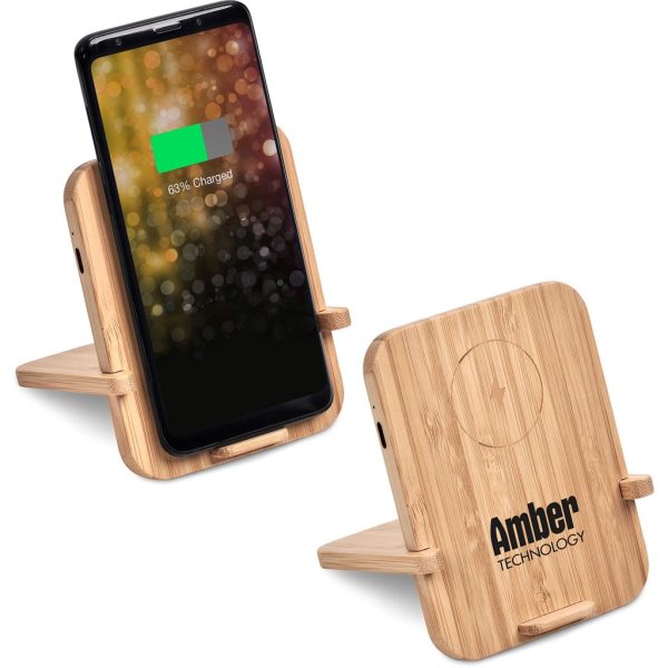 Okiyo Noryoku Bamboo Wireless Charging Phone Stand - Image 12