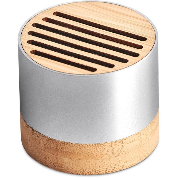 Okiyo Utau Bamboo & Recycled Aluminium Bluetooth Speaker - Image 4