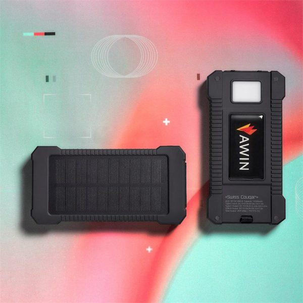 Swiss Cougar Durban Fast Charge 20W Solar Power Bank -10000mAh - Image 3