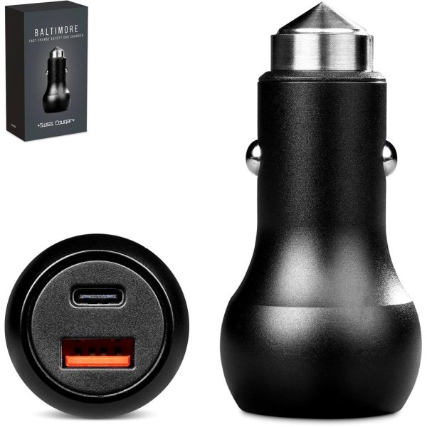 Swiss Cougar Baltimore 2 -in-1 Fast Car Charger & Tool - Image 5