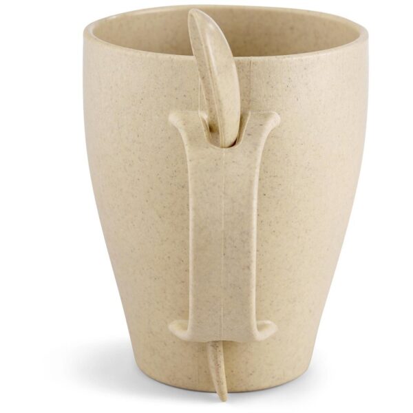 Okiyo Kawai Wheat Straw Mug & Spoon - 350ml - Image 11