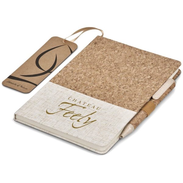 Okiyo Cardon Cork Notebook & Pen Set - Image 9