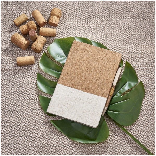 Okiyo Cardon Cork Notebook & Pen Set - Image 4