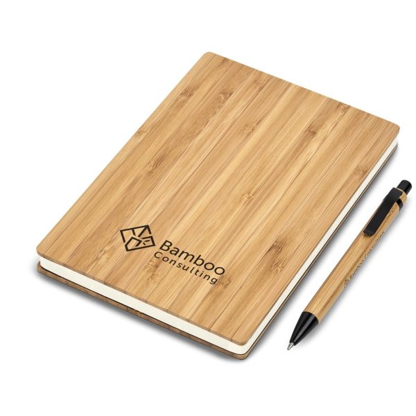 Okiyo Yahari Bamboo Notebook & Pen Set - Image 13