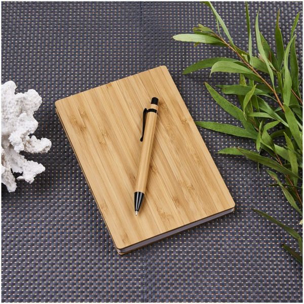 Okiyo Yahari Bamboo Notebook & Pen Set - Image 9