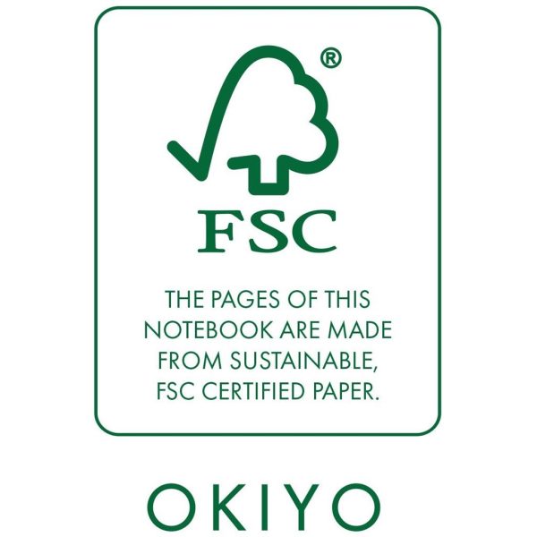 Okiyo FSC Certified Paper A5 Hard Cover Notebook - Image 6