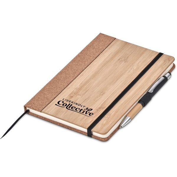Okiyo Eri Bamboo & Cork Notebook & Pen Set - Image 14