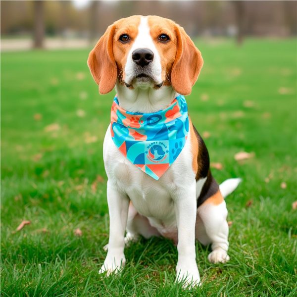 Hoppla Tyson Small Polyester Dog Bandana - Image 2