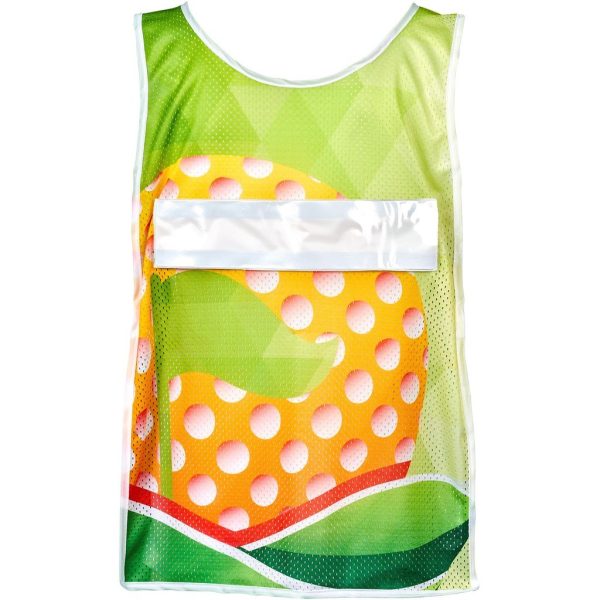 Hoppla Jackal Caddy Bib with PVC Name Sleeve-White - Image 8