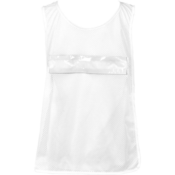 Hoppla Jackal Caddy Bib with PVC Name Sleeve-White - Image 5