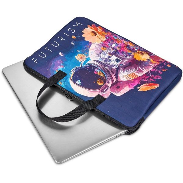 Pre-Printed Sample Hoppla Plett Neoprene 13-inch Laptop Sleeve with Handles - Image 2