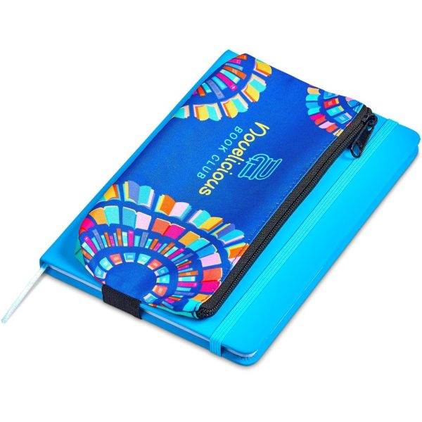 Pre-Printed Sample Hoppla Scribbler Polyester Large Pencil Case To Fit An A5 Notebook - Image 4