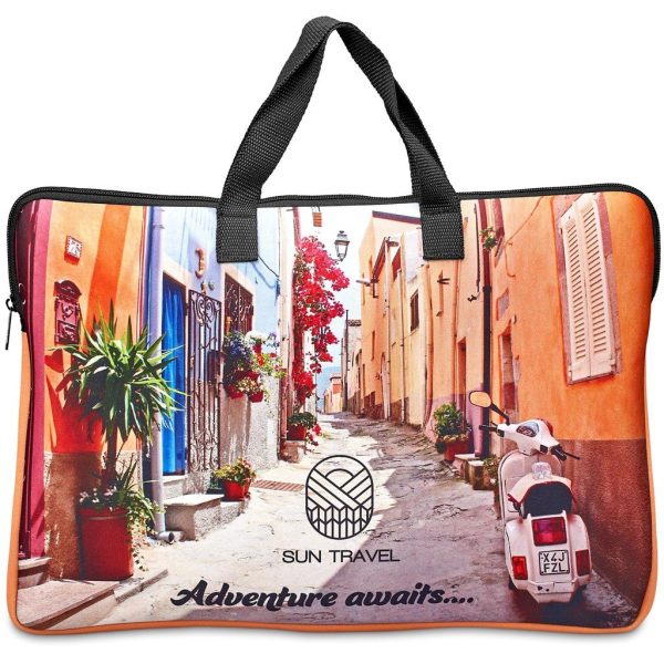 Pre-Printed Sample Hoppla Neoprene 15.6-inch Cloud Laptop Sleeve - Image 4