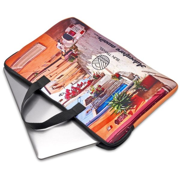 Pre-Printed Sample Hoppla Neoprene 15.6-inch Cloud Laptop Sleeve - Image 5