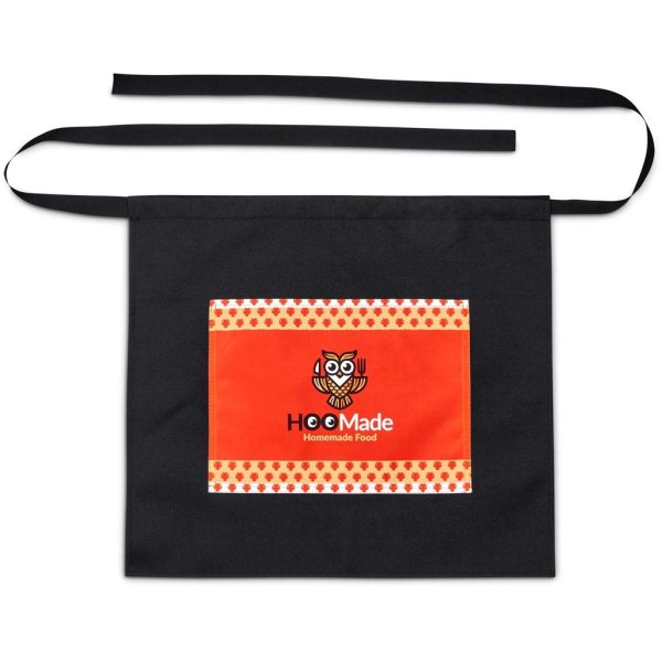Pre-Printed Sample Hoppla Waiters Half Apron - Image 3