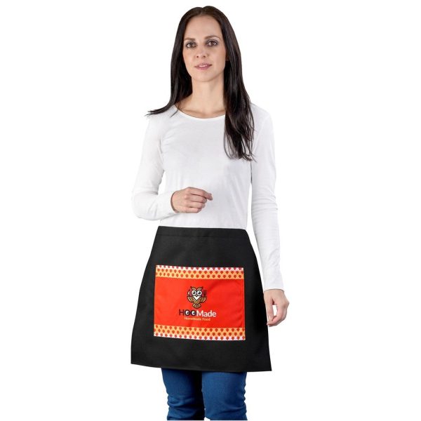 Pre-Printed Sample Hoppla Waiters Half Apron - Image 5