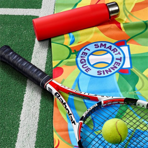 Pre-Printed Sample Hoppla Relay Sports Towel - Double-Sided Branding - Image 5