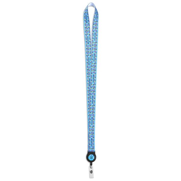 Altitude Sample Retractable Badge Reel Single-Sided Sublimation Satin Lanyard - Image 8