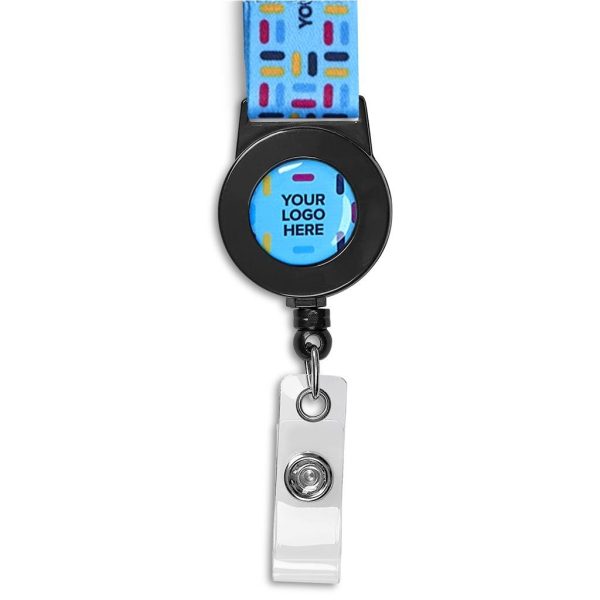 Altitude Sample Retractable Badge Reel Single-Sided Sublimation Satin Lanyard - Image 4