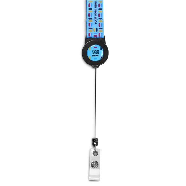 Altitude Sample Retractable Badge Reel Single-Sided Sublimation Satin Lanyard - Image 6