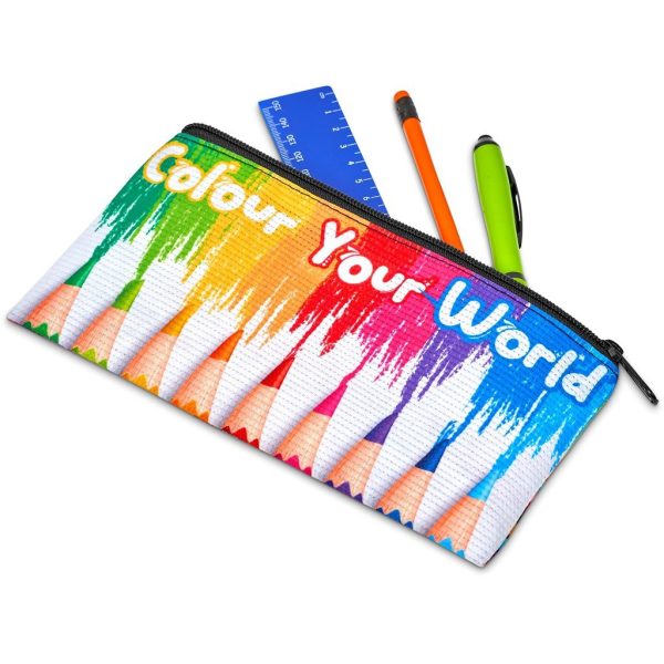 Pre-Production Sample Hoppla Junior Recycled PET Stitch-Bond Pencil Case - Image 8