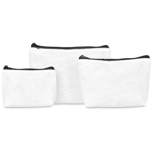 Pre-Production Sample Hoppla Recycled PET Stitch-Bond Mini Toiletry Bag - Image 2