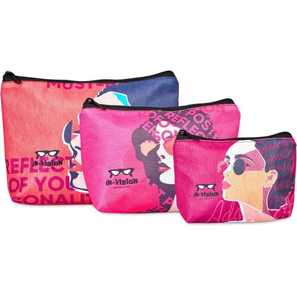 Pre-Production Sample Hoppla Leanne Recycled PET Stitch-Bond Midi Toiletry Bag - Image 3