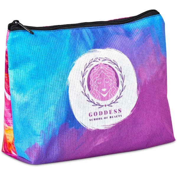 Pre-Production Sample Hoppla Leanne Recycled PET Stitch-Bond Maxi Toiletry Bag - Image 18