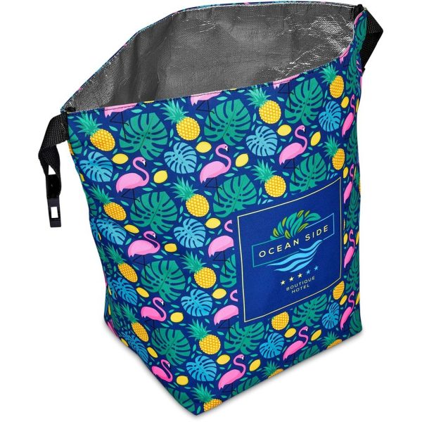 Pre-Production Sample Hoppla Protea Polyester Lunch Cooler - Image 7