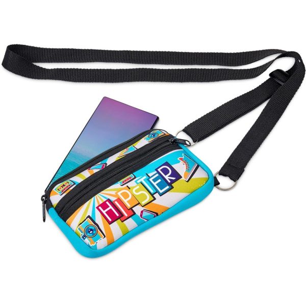 Pre-Production Sample Hoppla Paarl Neoprene Cell Phone Pouch - Image 3