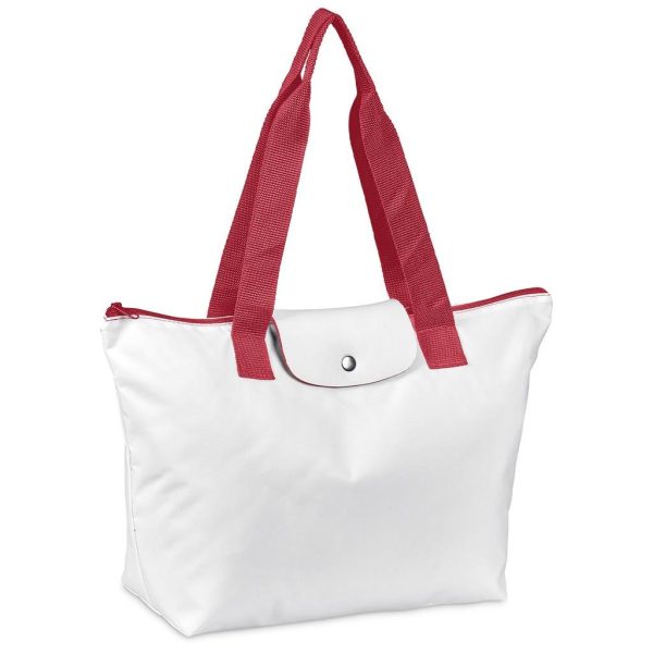 Pre-Production Sample Hoppla Rosebank Polyester Roll-Up Tote Bag - Image 4