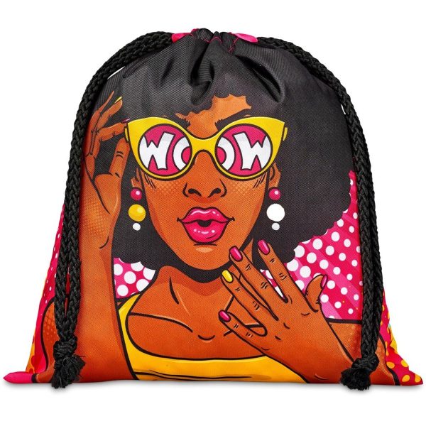 Pre-Production Sample Indian Midi Polyester Drawstring Pouch - Image 6