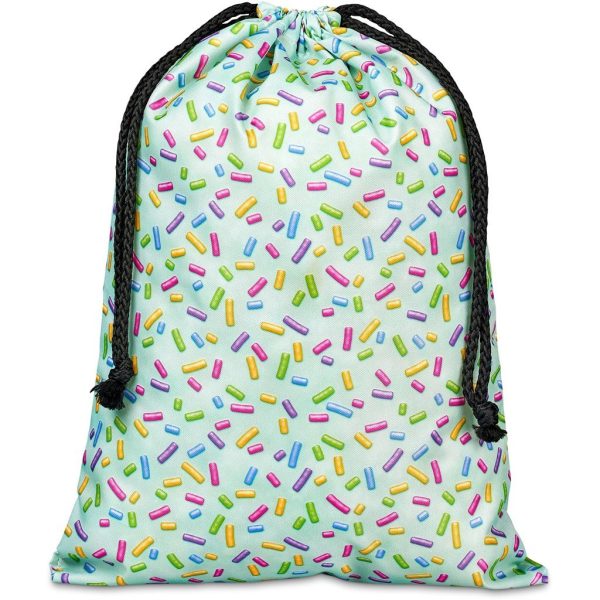 Pre-Production Sample Hoppla Pacific Maxi Polyester Drawstring Pouch - Image 3