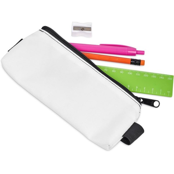 Pre-Production Sample Hoppla Lagoon Polyester Pencil Case To Fit Over An A5 Notebook - Image 8