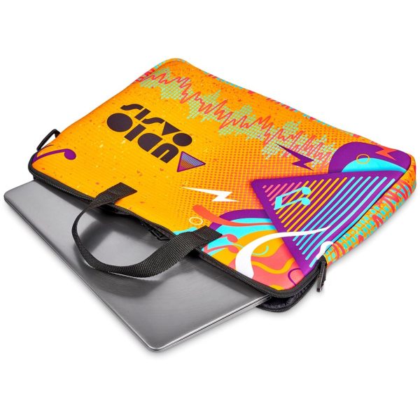 Pre-Production Sample Hoppla Neoprene 15.6-inch Nimbus Laptop Sleeve With Strap - Image 9
