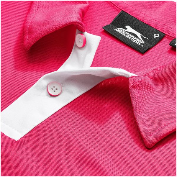 Mens Contest Golf Shirt - Pink - Image 3