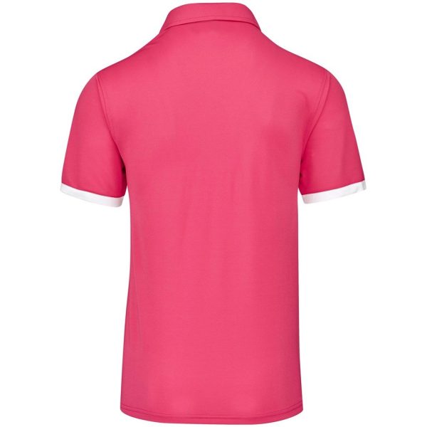 Mens Contest Golf Shirt - Pink - Image 5