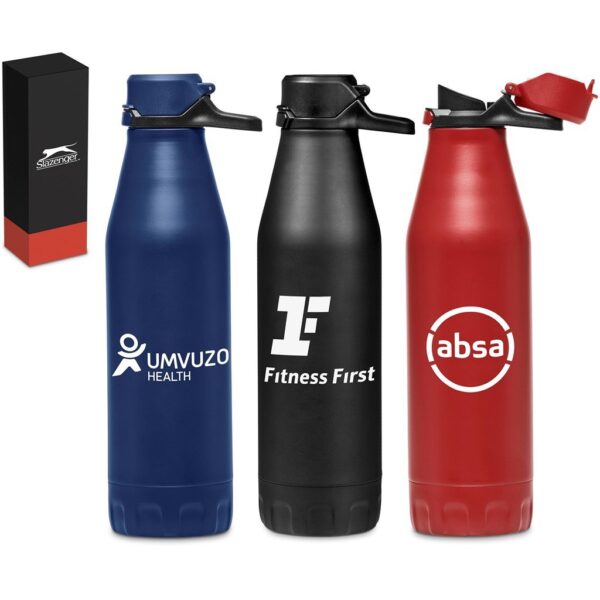 Slazenger Novac Stainless Steel Vacuum Water Bottle - 500ml - Image 3