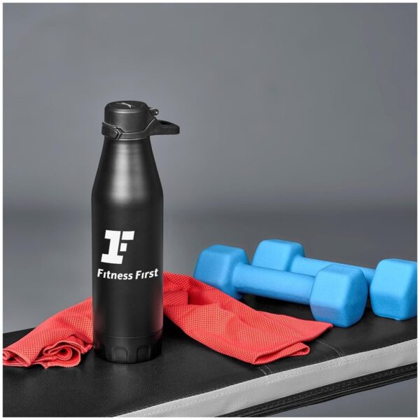Slazenger Novac Stainless Steel Vacuum Water Bottle - 500ml - Image 2