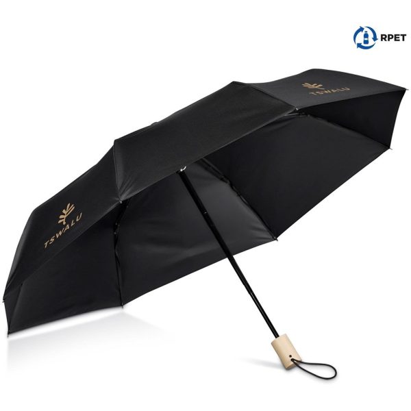 Okiyo Ameno Recycled PET Auto-Open Compact Umbrella - Image 8