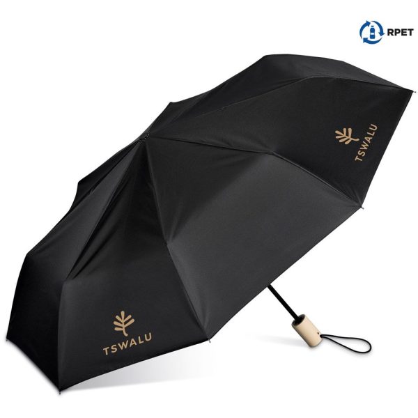 Okiyo Ameno Recycled PET Auto-Open Compact Umbrella - Image 3