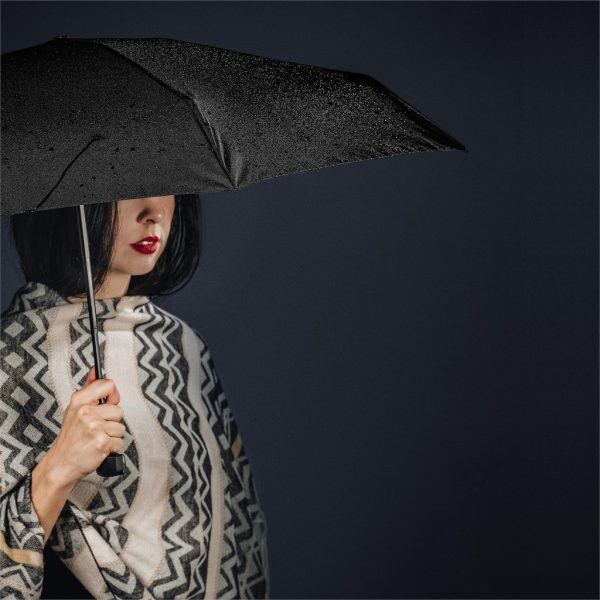 Serendipio Salem Recycled PET Compact Umbrella with EVA Pouch - Image 8