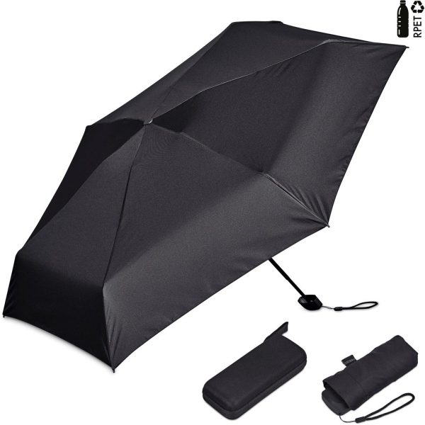 Serendipio Salem Recycled PET Compact Umbrella with EVA Pouch - Image 9